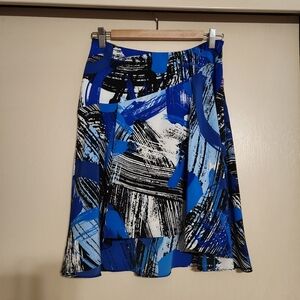 NWT Vince Camuto Abstract A-Line Skirt